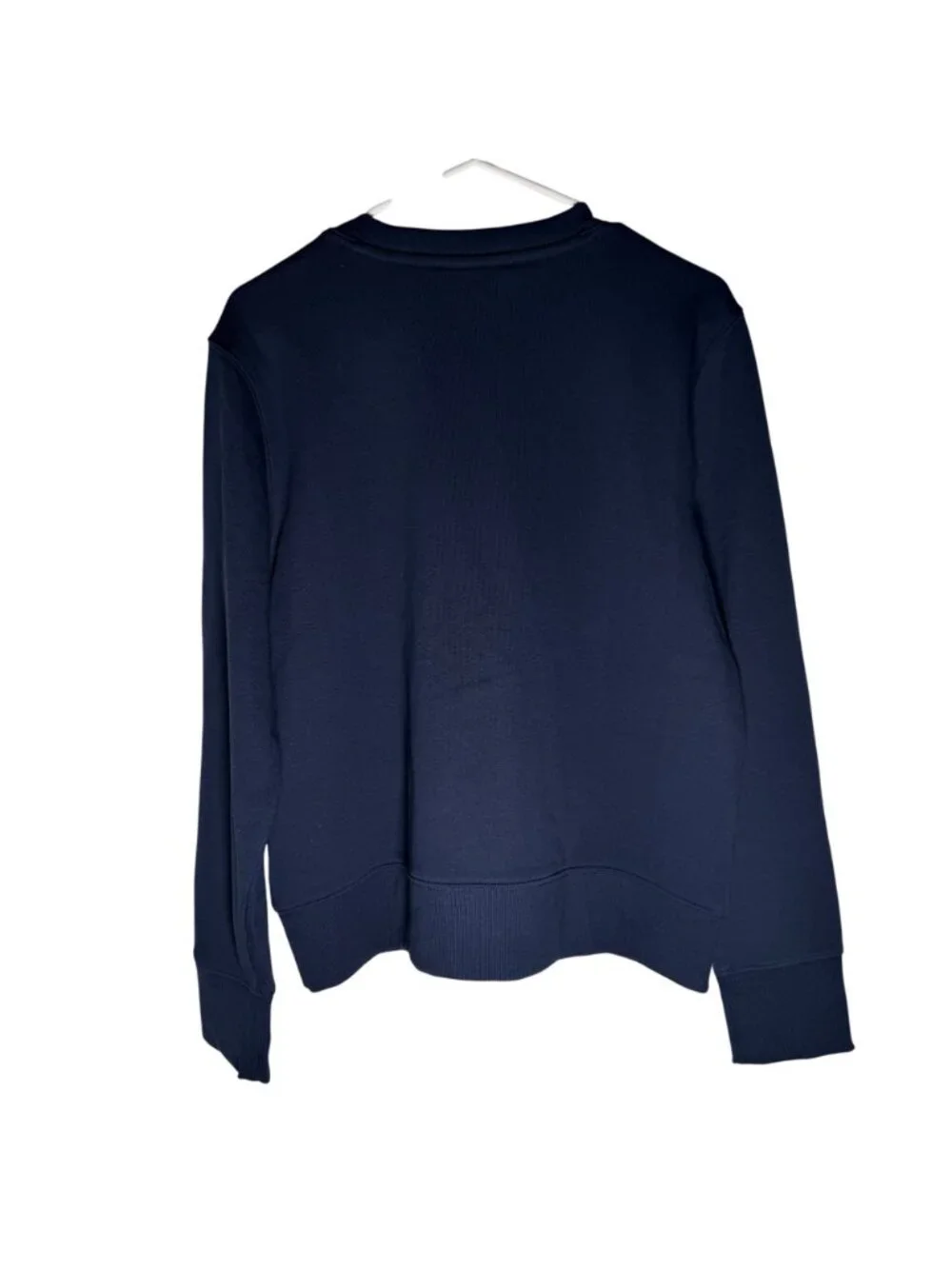 Everlane The Off Duty Terry Crew Neck Sweatshirt Navy Blue Size Medium NWT